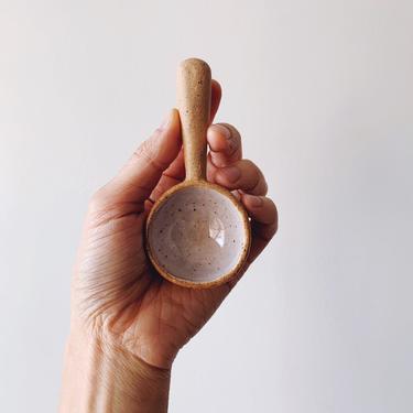 The Everyday Scoop // handmade ceramic tea coffee and spice scoop 