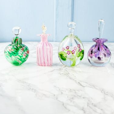 Vintage Art Glass Perfume Bottles (Prices Vary)