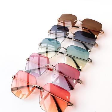 Twister Rimless Sunglasses