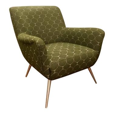 Mid-Century Modern Green Arm Chair