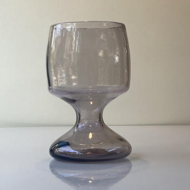 Blenko 5938 vase / goblet in lilac by Wayne Husted one year only 