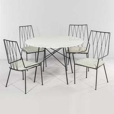 Paul McCobb Pavilion Collection Table and 4 Chairs