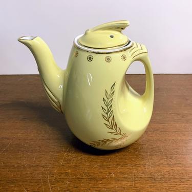 Vintage Hall China Teapot Sundial Saf Handle Gold Design Teapot 0779 6 Cup 