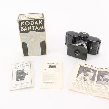 Kodak Bantam with Kodak f/6.3 Anastigmat Lens Folding Camera with Original Box 