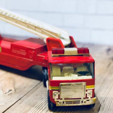 Nylint Aerial Hook and Ladder 5 | Pressed Steel Fire Truck |  Children's Vintage Toy 