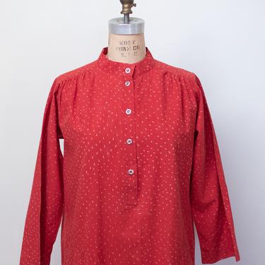 1970s Red Cotton Dress | Marimekko 