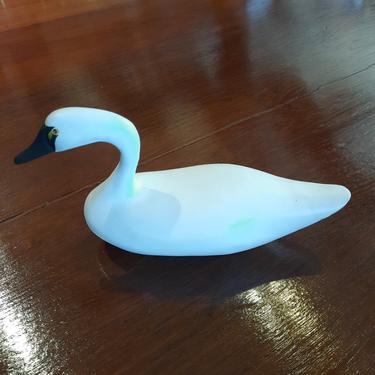 White Swan decoy by Bob Jobes