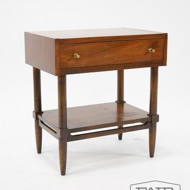 Two-Tiered Nightstand w/ Drawer