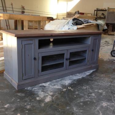 TV Stand, Entertainment Center, Media Console, Cabinet, Reclaimed Wood, Rustic 