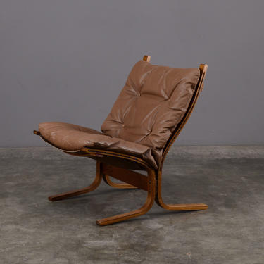 Mid Century Lounge Chair Siesta Low Back Leather Westnofa 