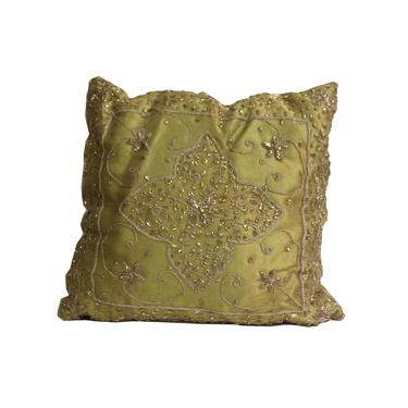 A22 Gold Square Shape Thread Pattern Fabric Couch Sofa Cushion ws647E 