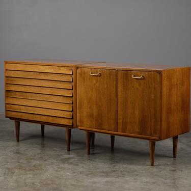 6ft Mid Century Sideboard Credenza Walnut Cabinet Dresser Modern 