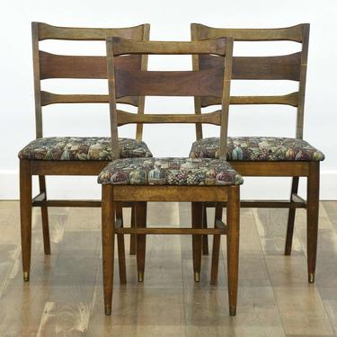 Set Of 3 Mid Century Modern Dining Chairs