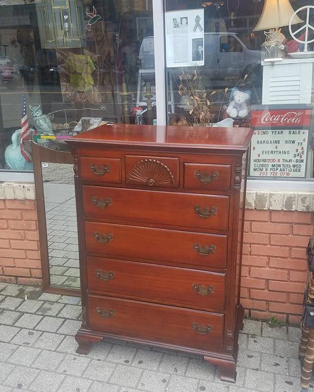 SOLD.                   Mahogany Chest of Drawers