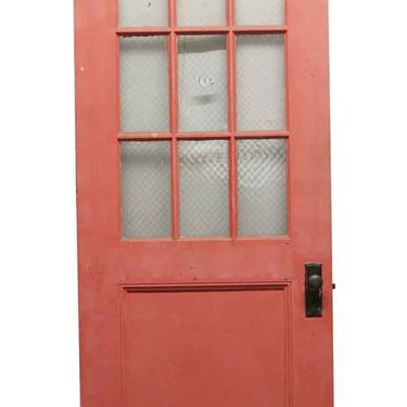 Old 9 Lite Oak Commercial Door 90 x 35.75