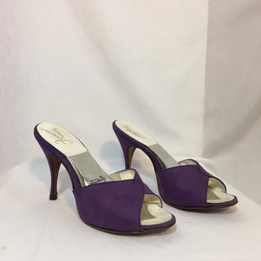 Vintage 1950’s Purple Springolator Heels 