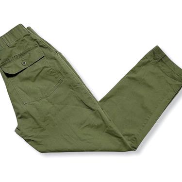 Vintage US Army OG-507 Field Trousers / Pants ~ measure 27.5 x 31 ~ Post Vietnam War ~ 27 28 Waist 