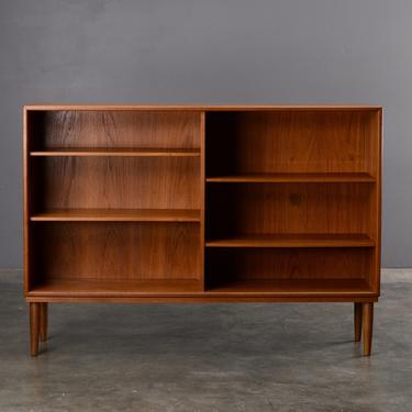 4.5ft Teak Bookcase Mid Century Danish Modern 