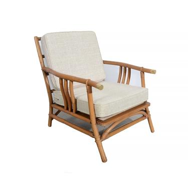 Ficks Reed Arm Chair Bamboo and Rattan Mid Century 