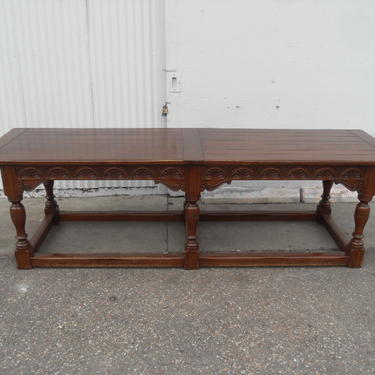 Long English Feast Dining Table