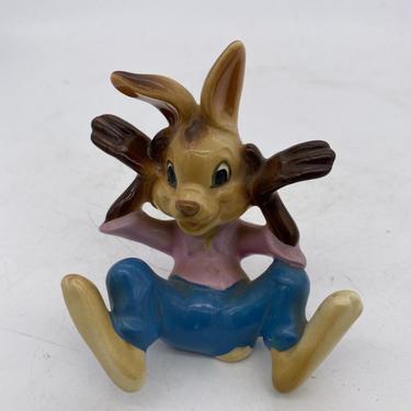 Original Disney Songs of the South Br'er Rabbit Ceramic Statue, 1946 