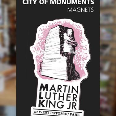 Martin Luther King Jr - Magnet - City of Monuments