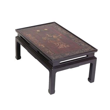 Early 20th Century Chinese Lacquered Panel Table