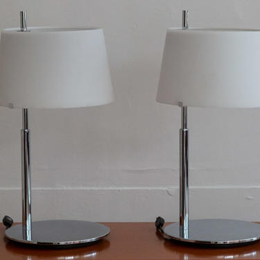 Pair of Fontana Arte Table Lamps