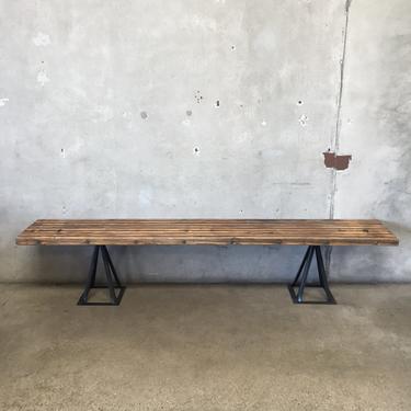 Vintage Repurposed Painters Scaffolding Benches