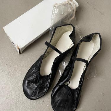 Vintage Ballet Slippers Deadstock Dance Shoes Flats 10 1/2 D 
