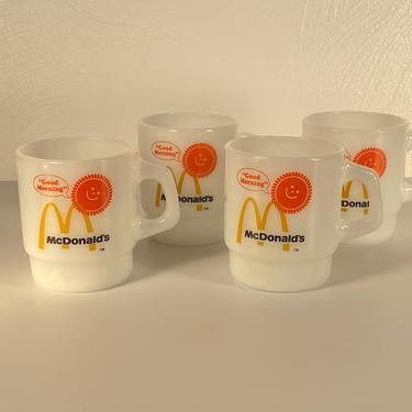 Fire King McDonald's Stackable Mugs - Set of 4 