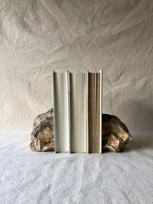 Stone Geode Bookends Pair