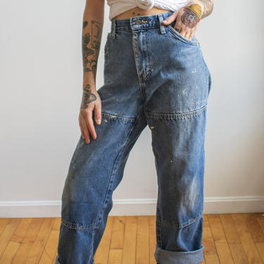 Vintage Dickies Work Pants / Dickies Jeans 30x30 / Vintage 1980s Workwear Jeans Small / Vintage Painter Pants / Work wear Jeans Reinforced 