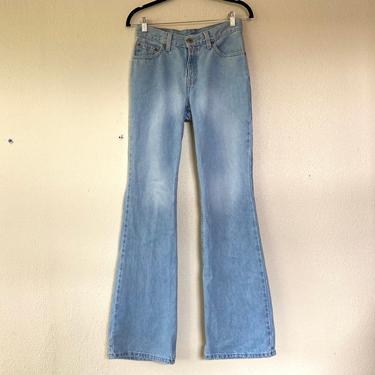 1990’s Levi’s 519 flared jeans 