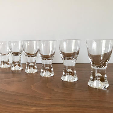 Vintage Set of 6 Iittala of Finland Tapio Cordial Glasses by Tapio Wirkkala 