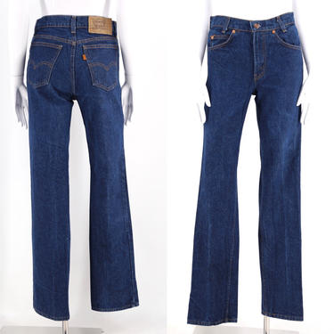 70s LEVIS 718 Orange Tab Student fit jeans 27 / vintage 1970s medium wash sexy fit Levis pants sz 2-4 