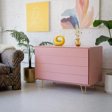 Pink 4-Drawer Chest