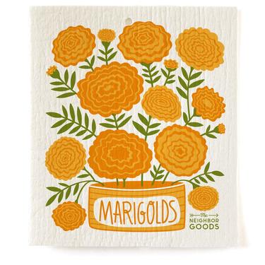 Marigolds Sponge Cloth_SECONDS