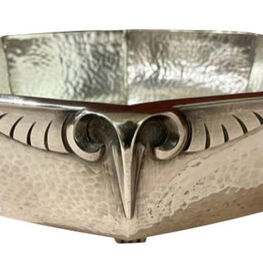 Galia for Christofle Silver Bowl with Rams Head 