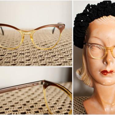 1950s Eyeglasses // American Optical Cat Eye Frames // vintage 50s eyewear 