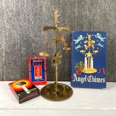 Swedish Angel Chimes - vintage Christmas candle decor 