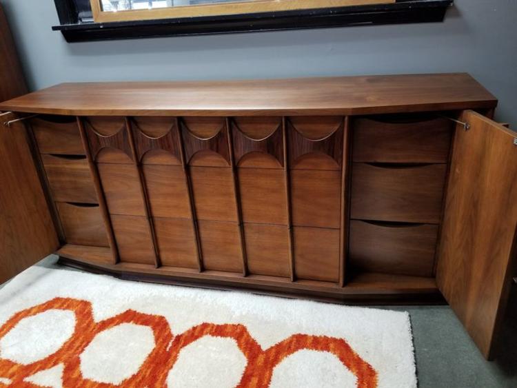                   Mid-Century Modern long dresser from the Perspecta collection by Kent Koffey