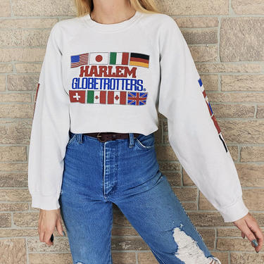 RARE 80's Harlem Globetrotters Pullover Sweatshirt 
