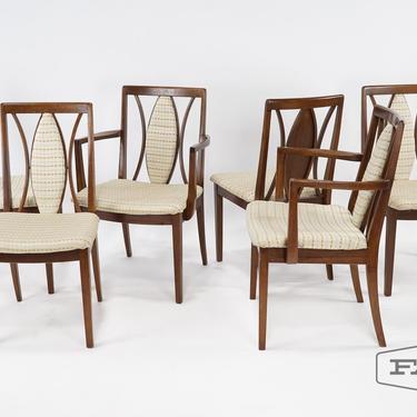 Lot of 6 English G Plan Dining Chairs