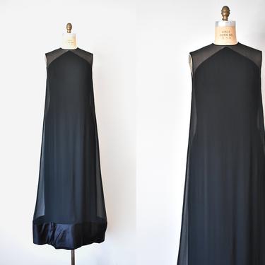 Liza silk evening gown, maxi dress, 1960s dress, 60s mod dress, dresses for women 
