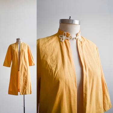 Vintage Yellow Linen Jacket 