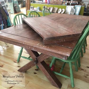 Farm table with 2 leaves