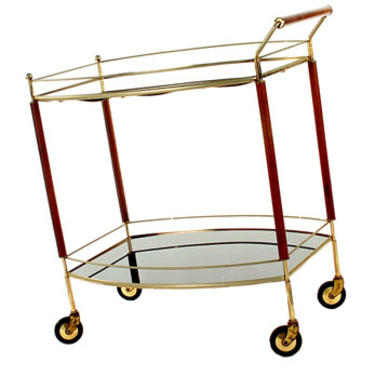 Mid Century Modern Tea Cart