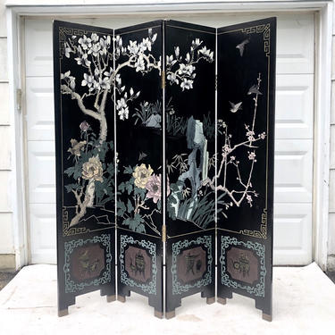 Decorative Asian Room Divider- Double Sided 