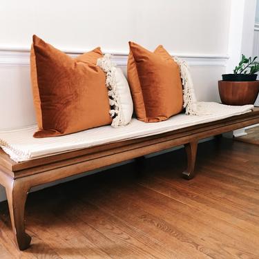 Long Asian Style Coffee Table, Asian Style Bench 